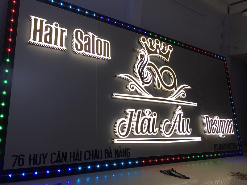 Làm biển quảng cáo Salon tóc đẹp và chuyên nghiệp tại Hà Nội 
